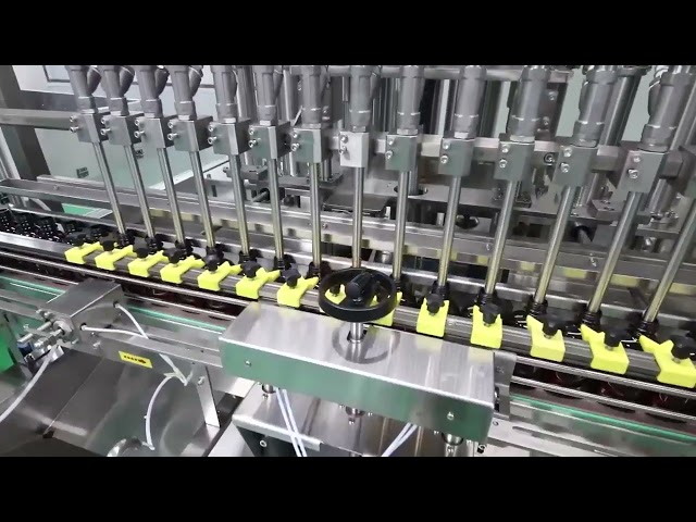 50-1000ml PLC control Pesticide 12 Nozzles Automatic Piston Filling Machine