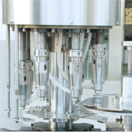 8000 BPH YG-8AS पूर्ण स्वचालित रोटरी कैपिंग मशीन 80ml-1000ml 8 सिर के साथ
