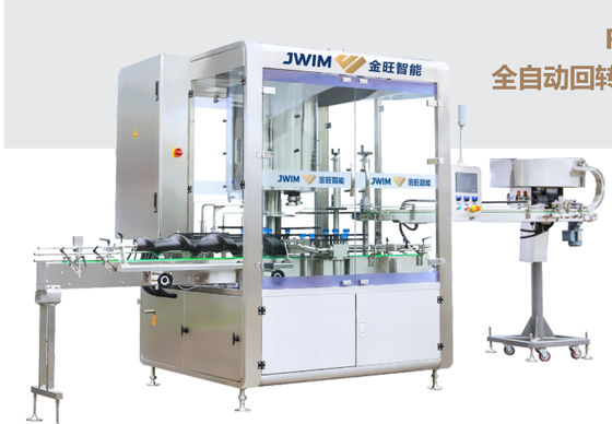 6 8 हेड ऑटोमैटिक कैपिंग मशीन 4.0KW 100ml-1L हाई स्पीड पिक एंड प्लेस